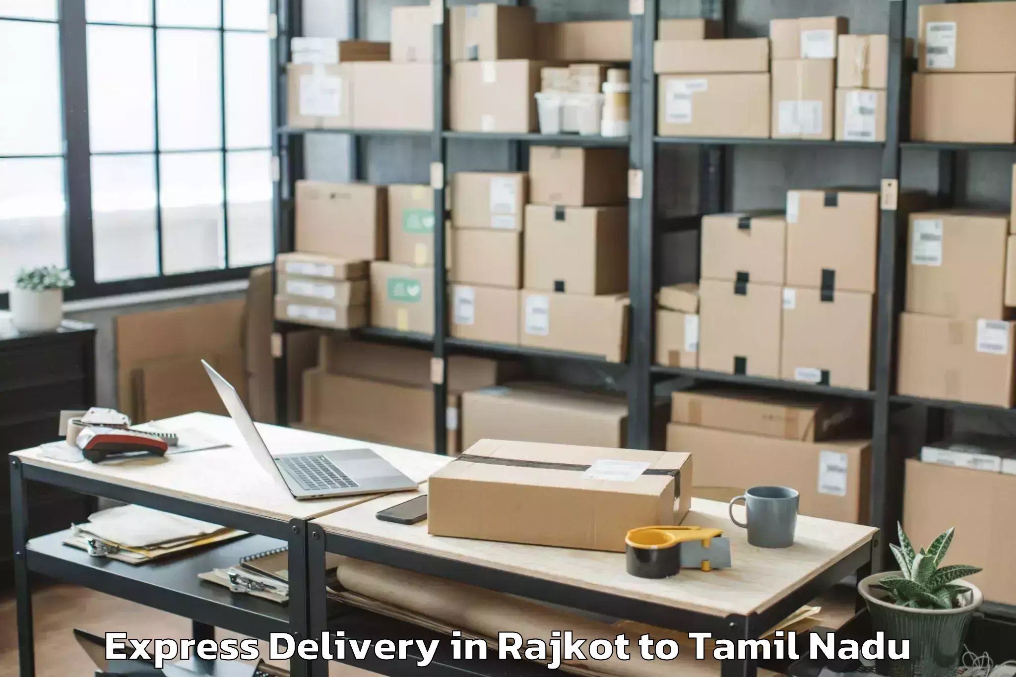 Top Rajkot to Erumaippatti Express Delivery Available